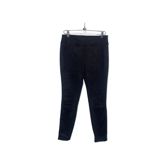 T BY TAHARI Black Pull On Faux Leggings Pants M NWT - Picture 4 of 8